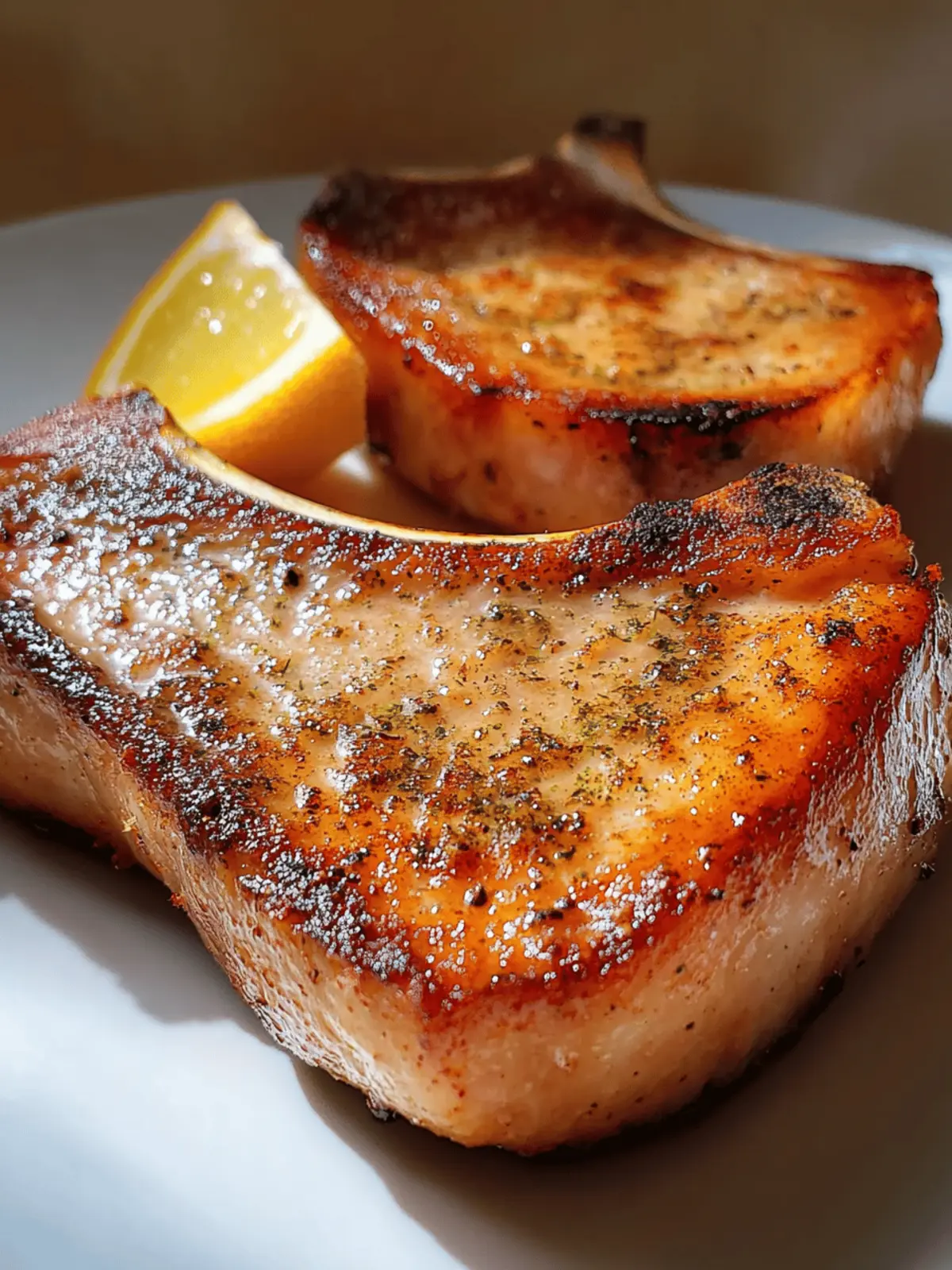 Luftfritteuse Schweinekoteletts