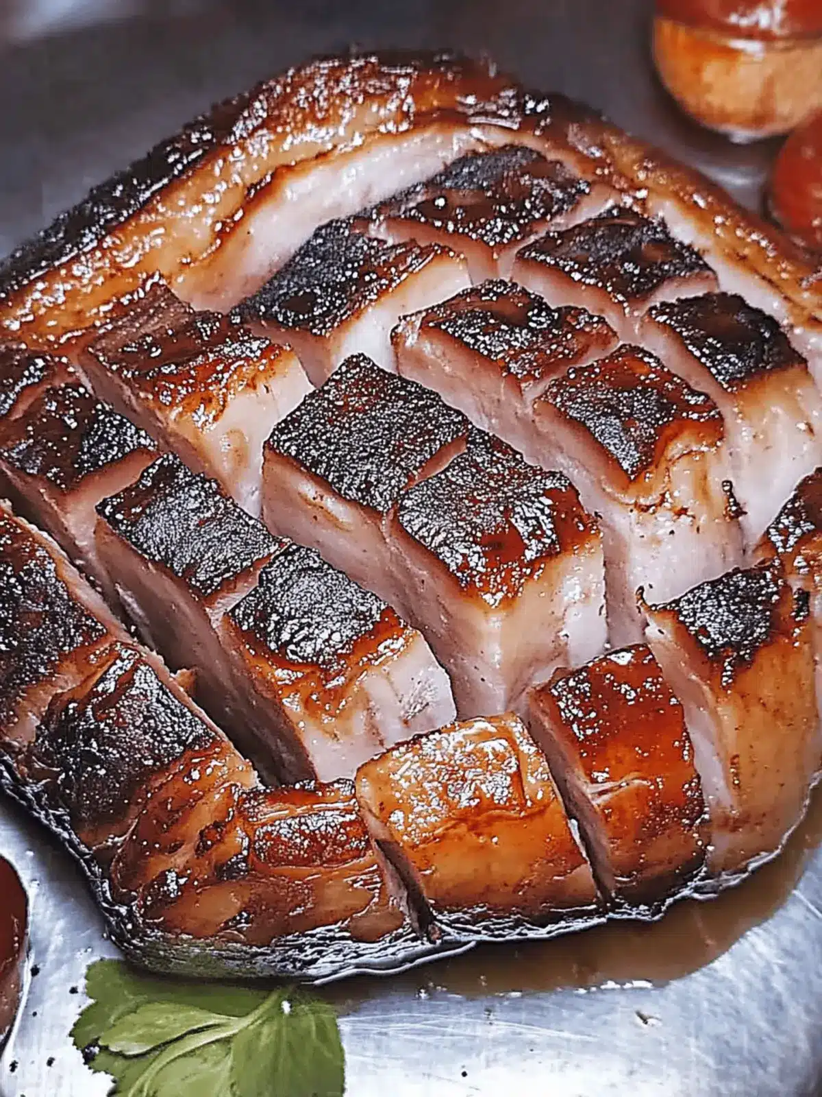 Bayerischer Krustenbraten mit leckerer Soße