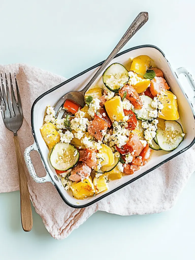 Low-Carb-Lachs mit Ofengemüse