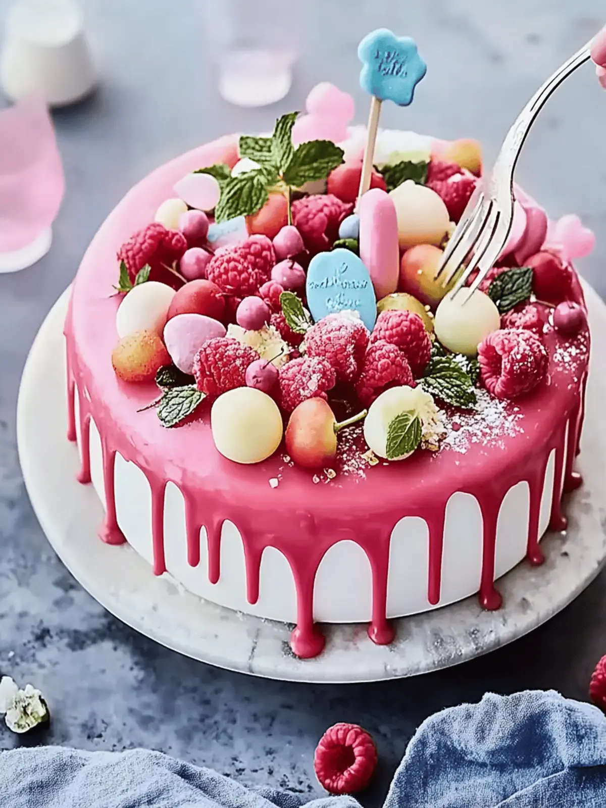 Tropfkuchen Geburtstag
