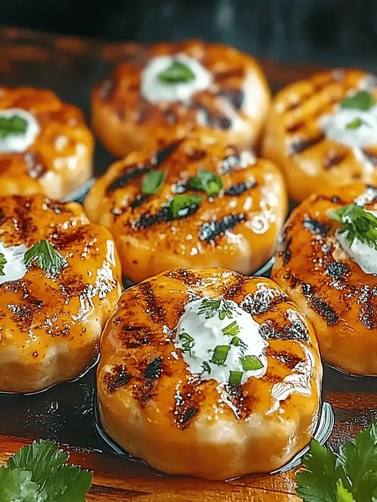 Scharfe Gegrillte Blumenkohlsteaks