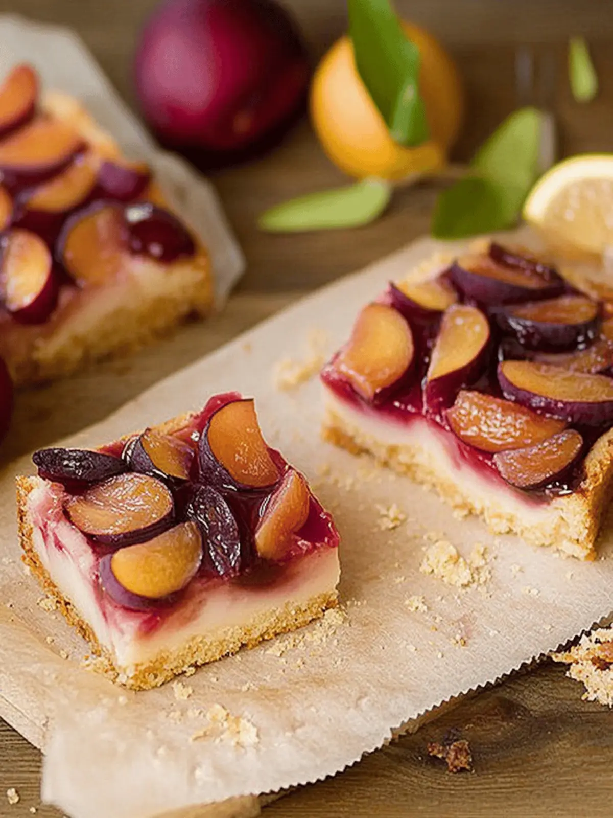 Hefeblechkuchen mit Pflaumen