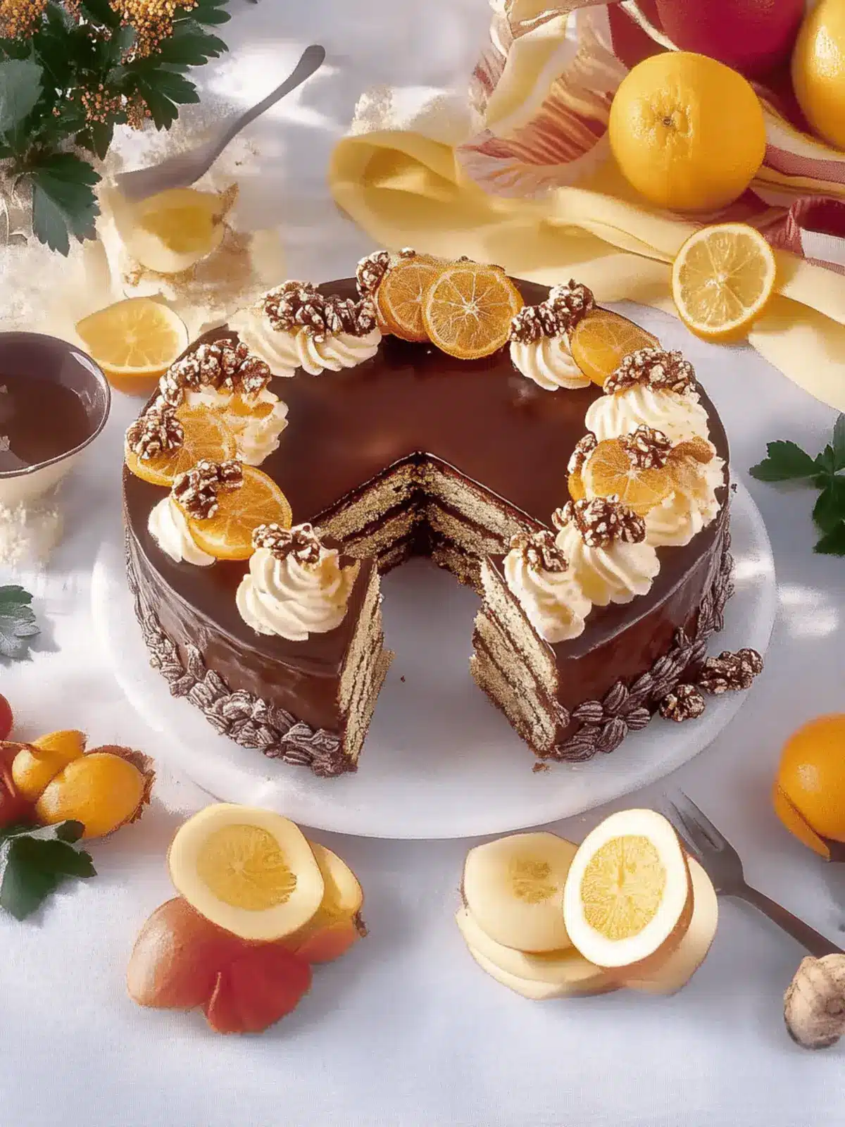 Schoko-Walnuss-Torte