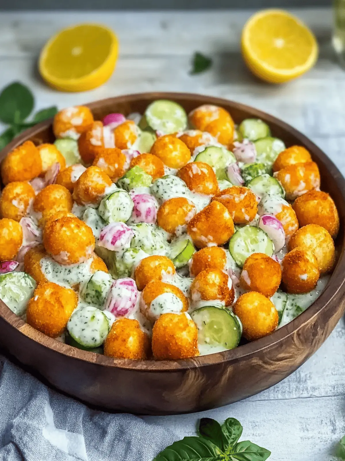 Crispy Gnocchi Salat