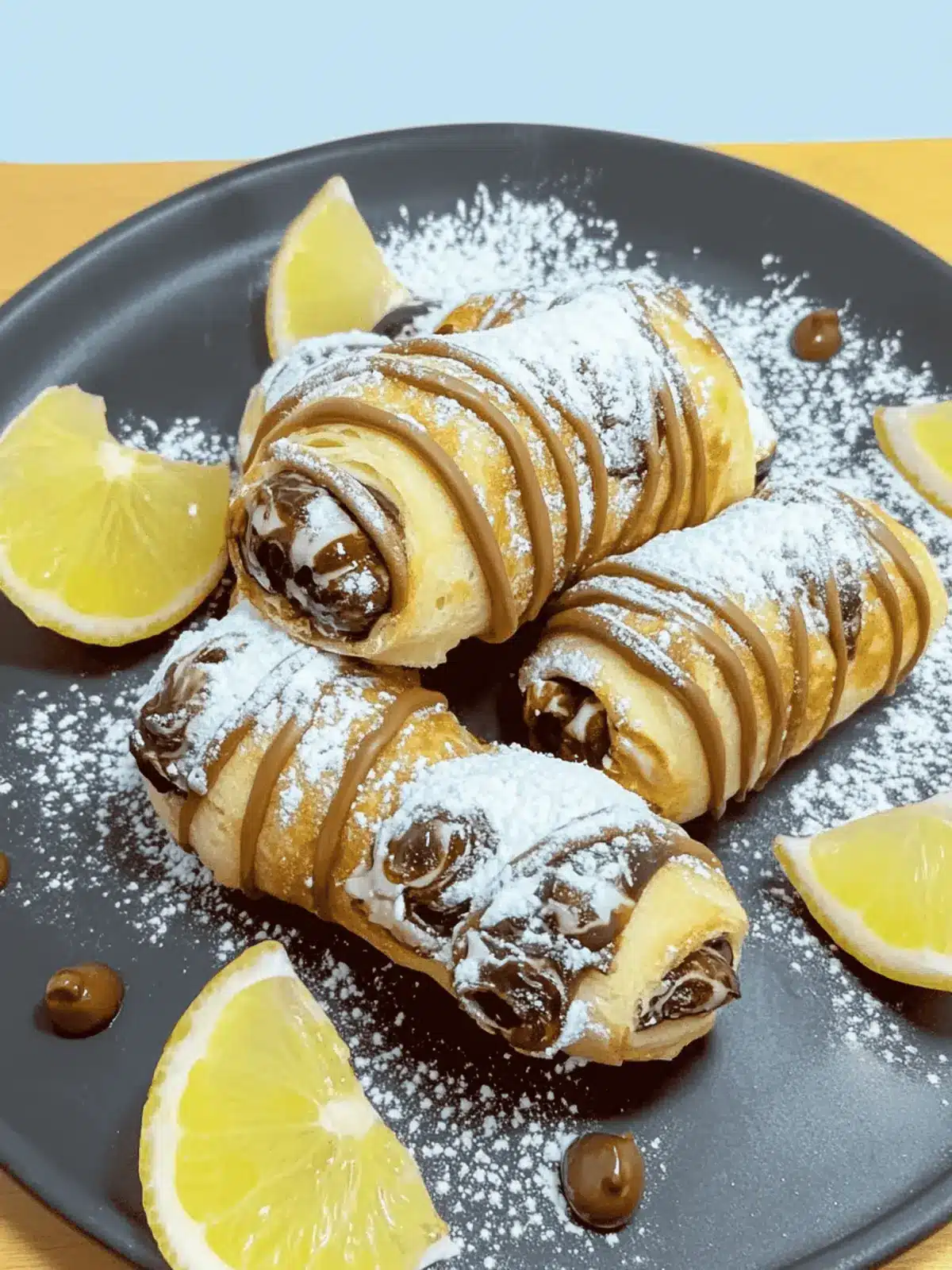 Schnelle Kinderriegel Croissants