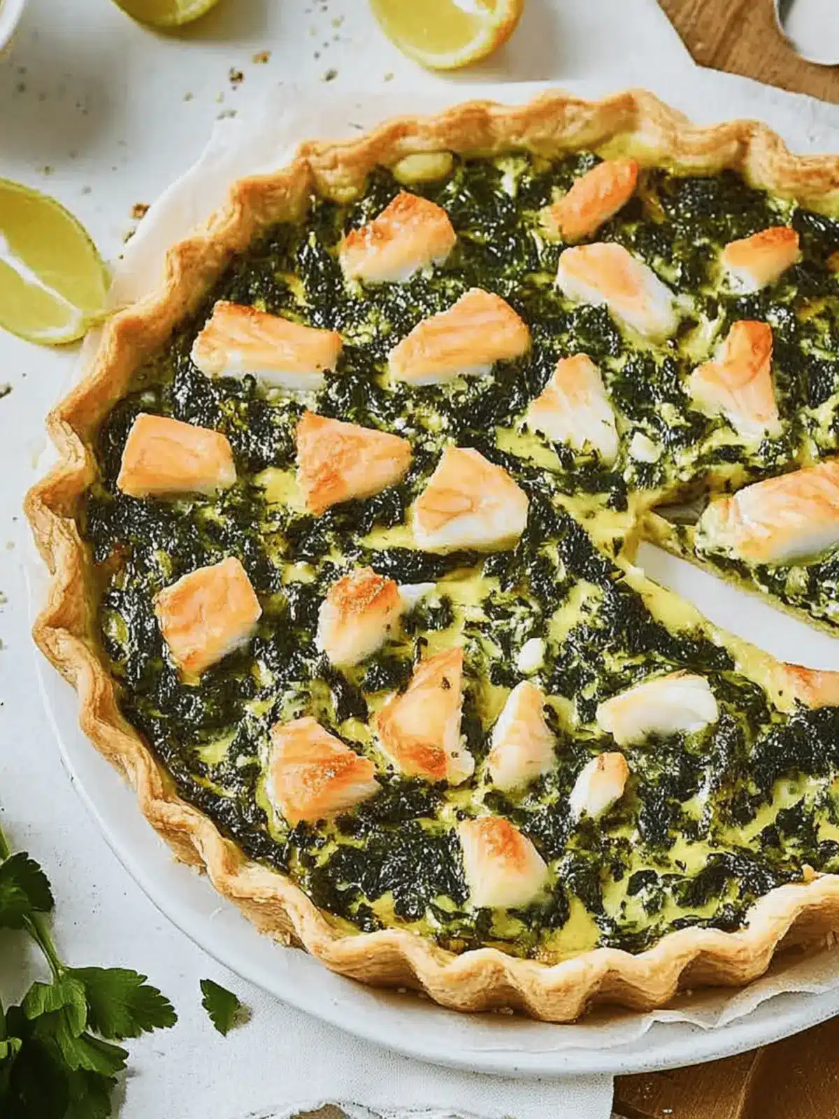 Lachs-Quiche