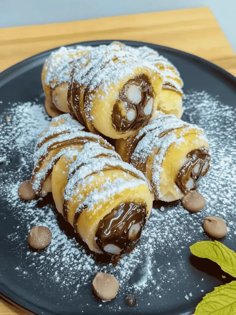 Schnelle Kinderriegel Croissants