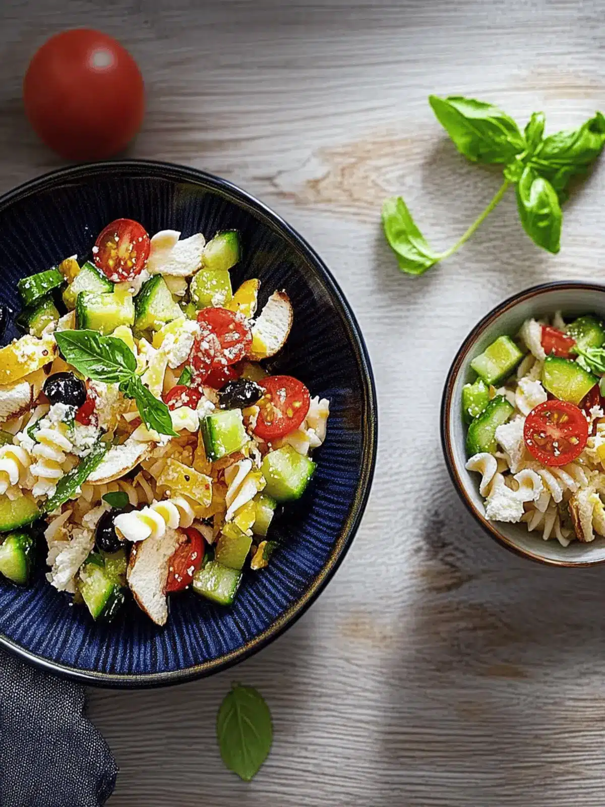 Sommerlicher Nudelsalat