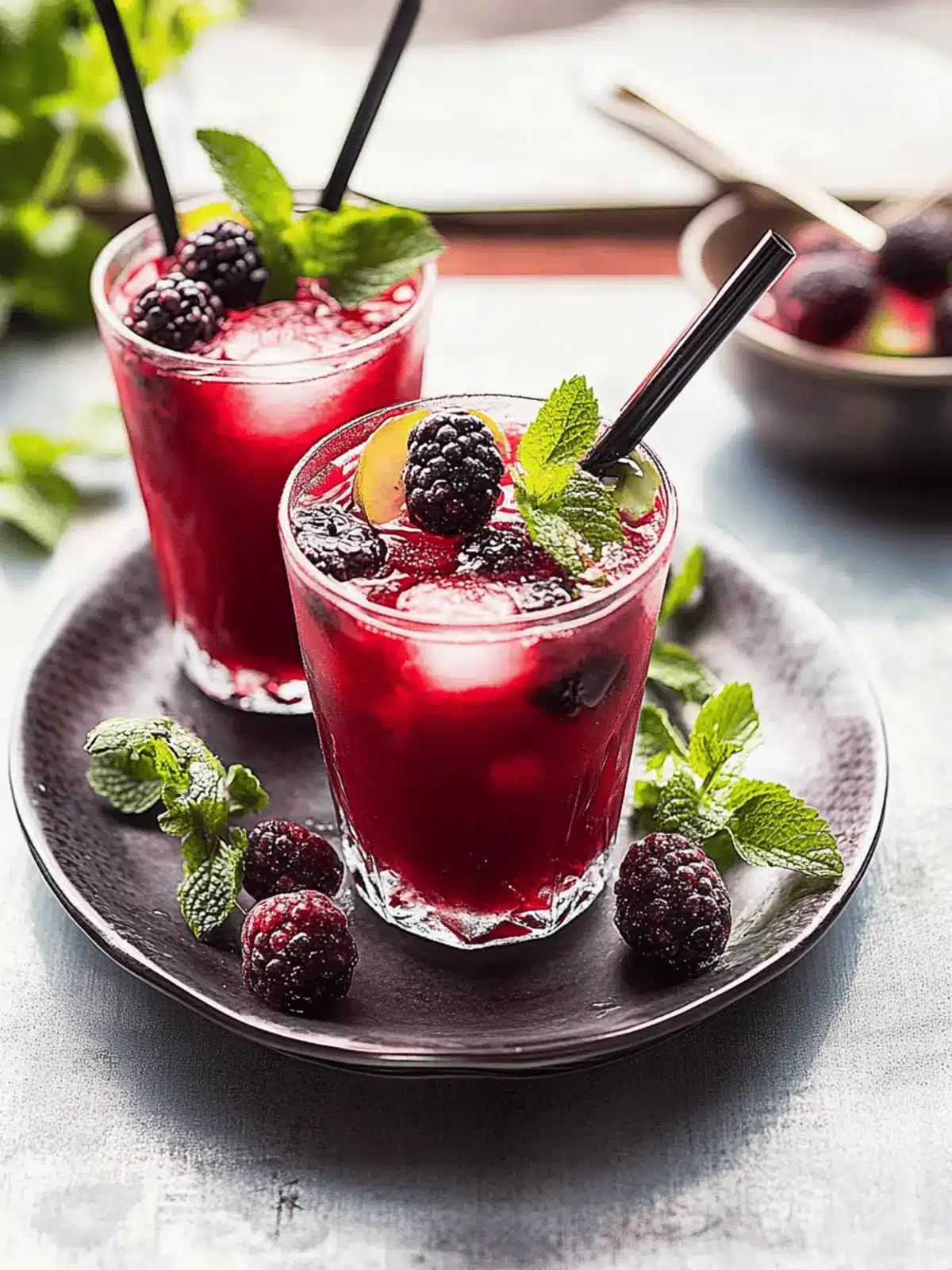 Schwarze Johannisbeer Mojito