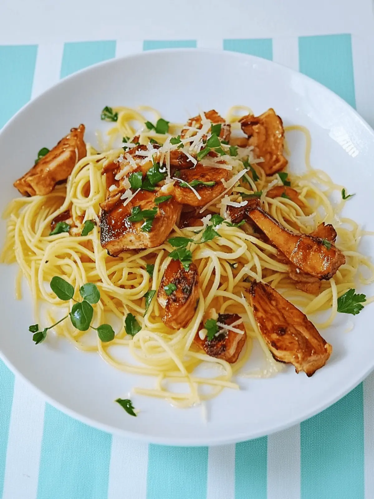 Spaghetti mit Pfifferlingen