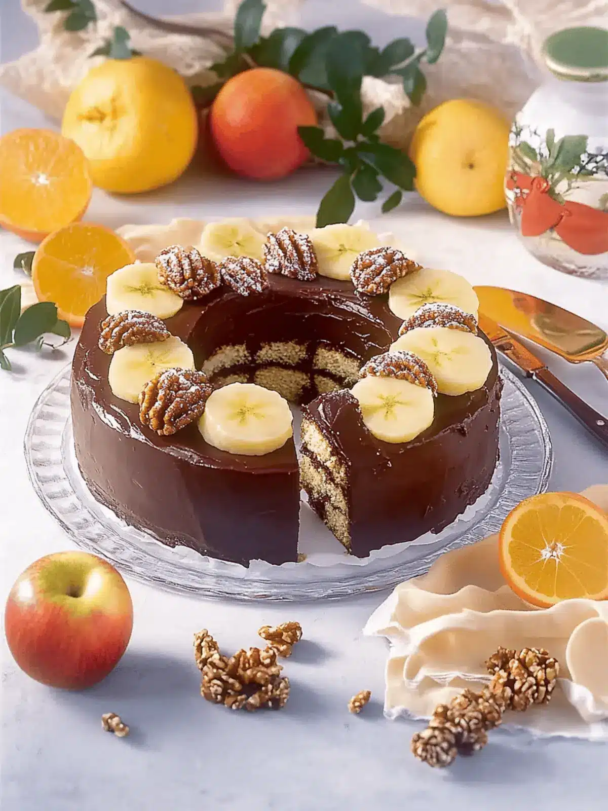 Schoko-Walnuss-Torte