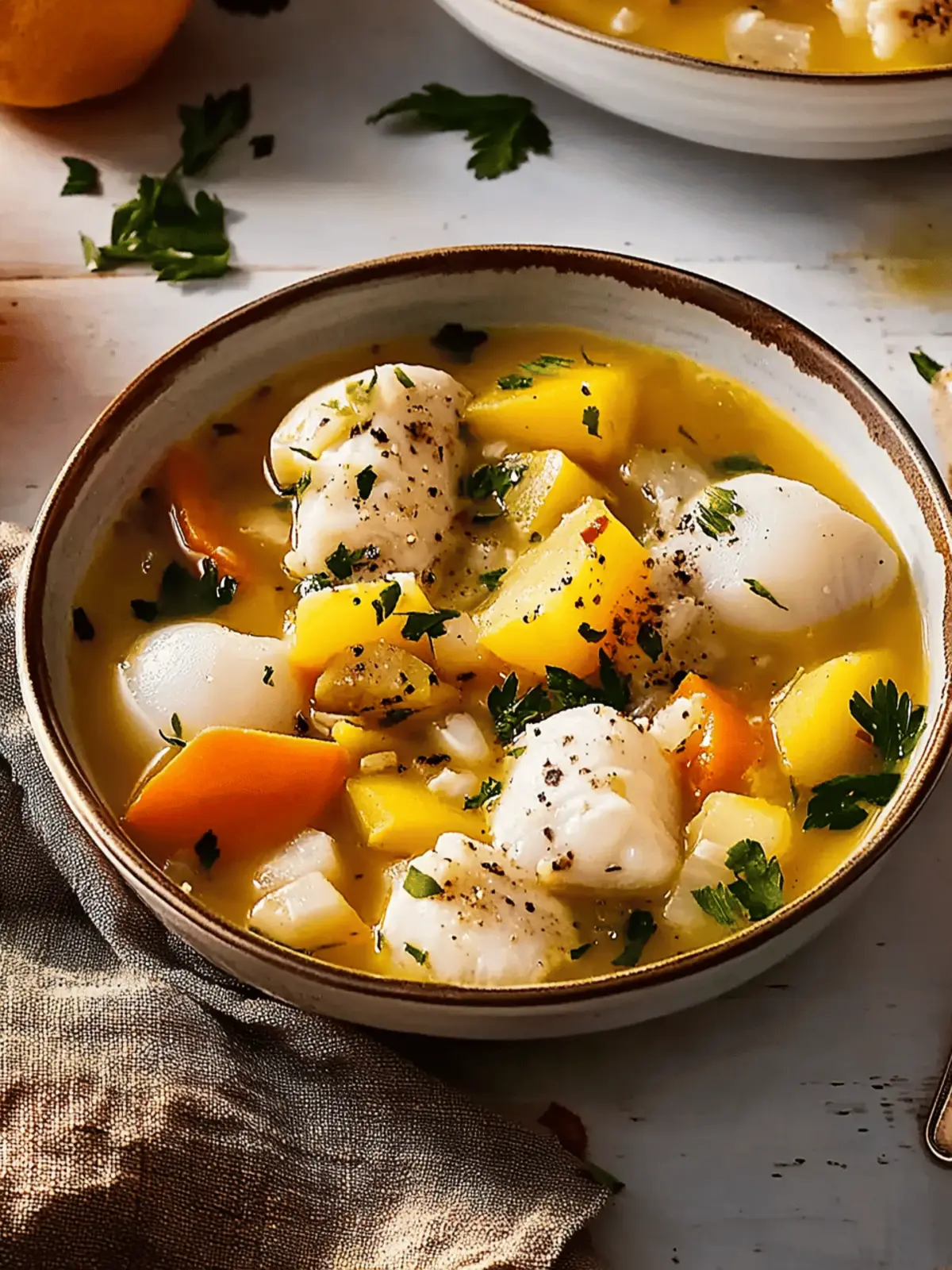 Duftender Fisch-Eintopf