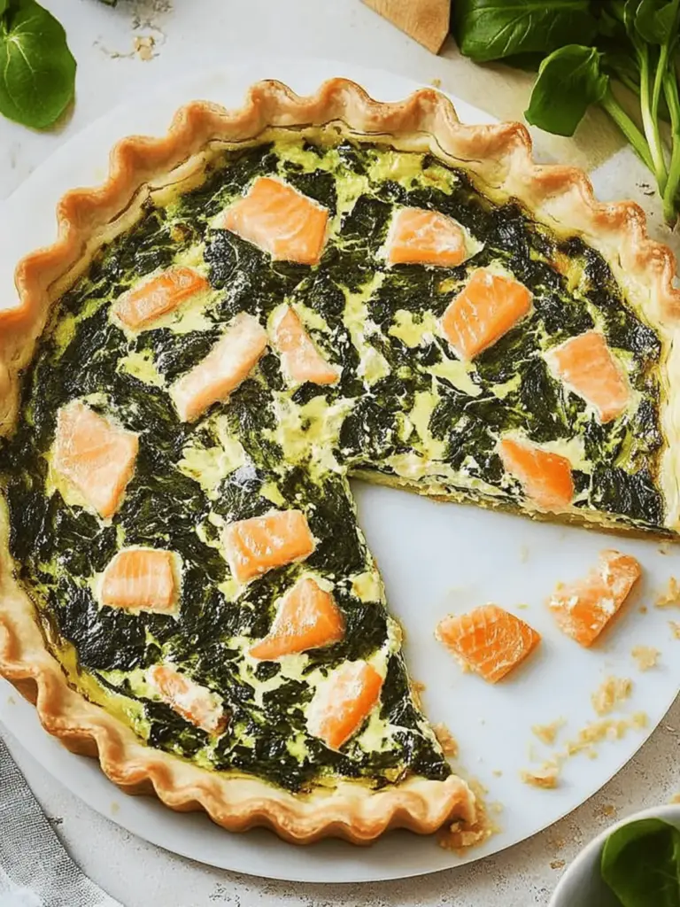Lachs-Quiche