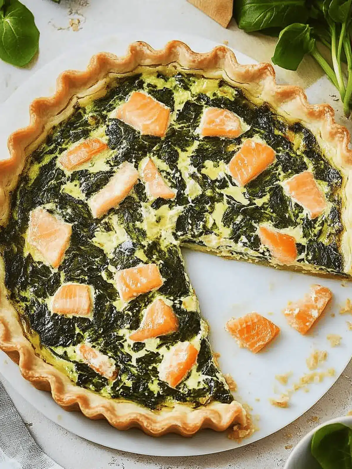 Lachs-Quiche