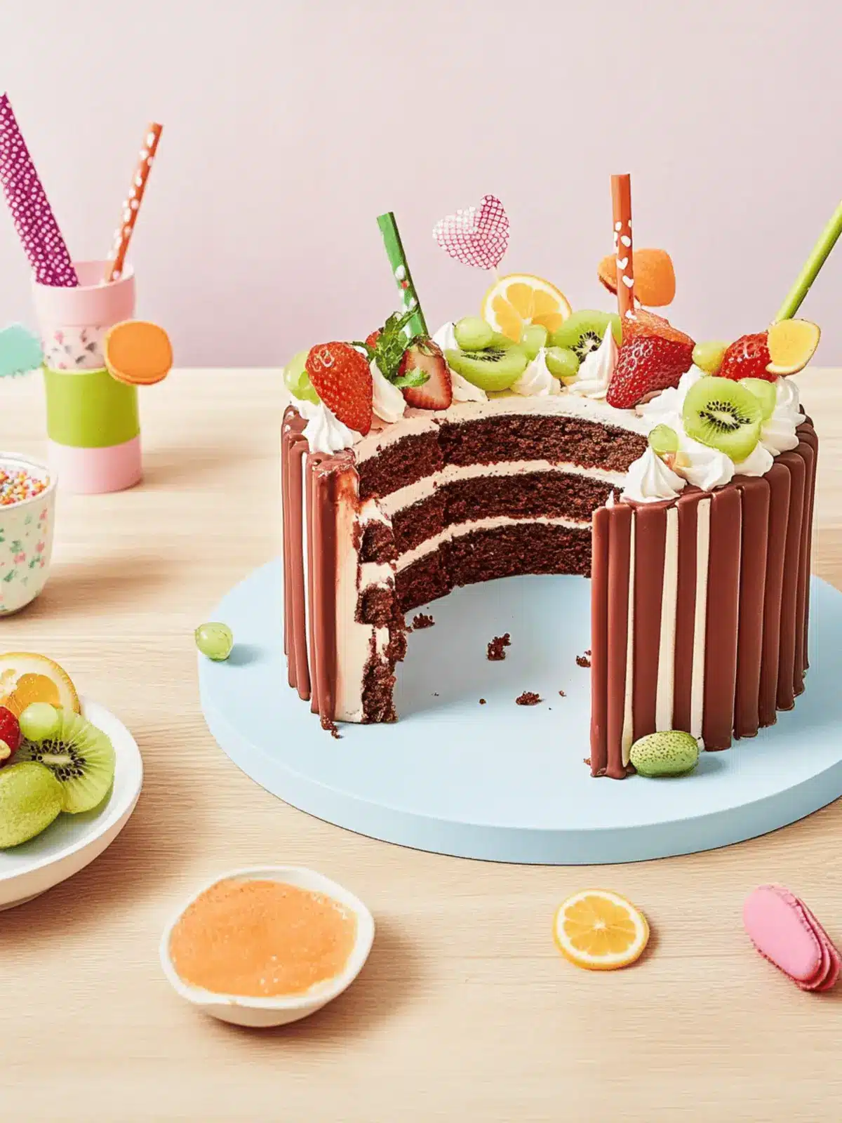 Kleine Torte zur Einschulung