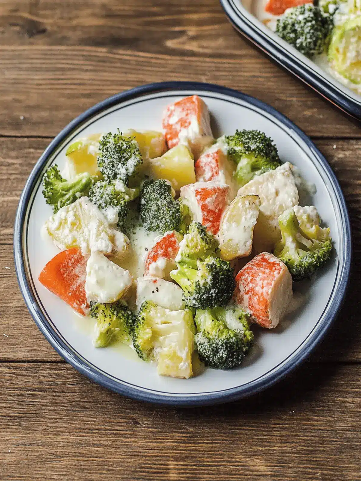 Lachs-Brokkoli-Gratin