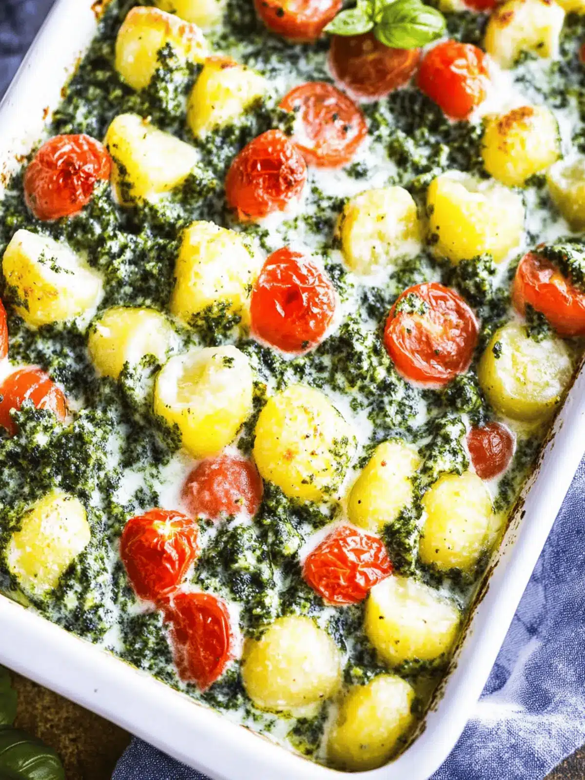 Gnocchi-Rahmspinat-Auflauf