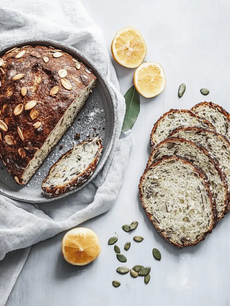 Low-Carb-Brot mit Sonnenblumenkernen