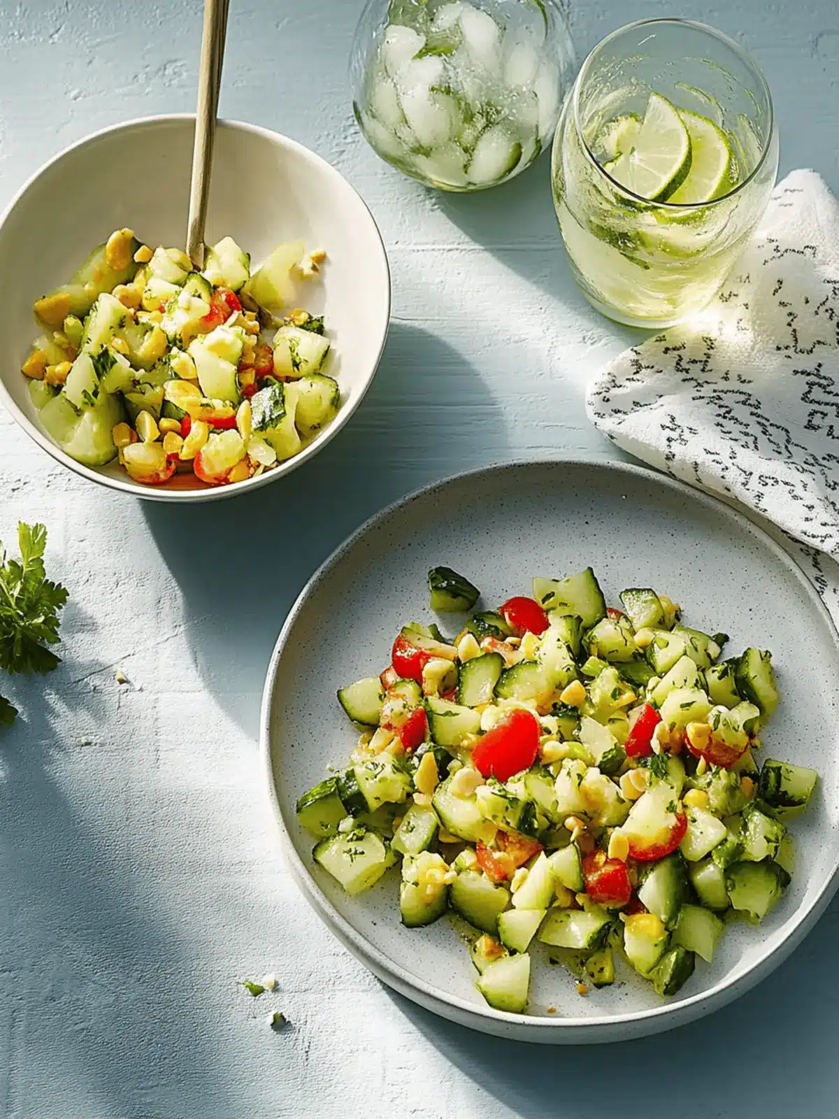 Brokkoli-Paprika-Apfel-Salat