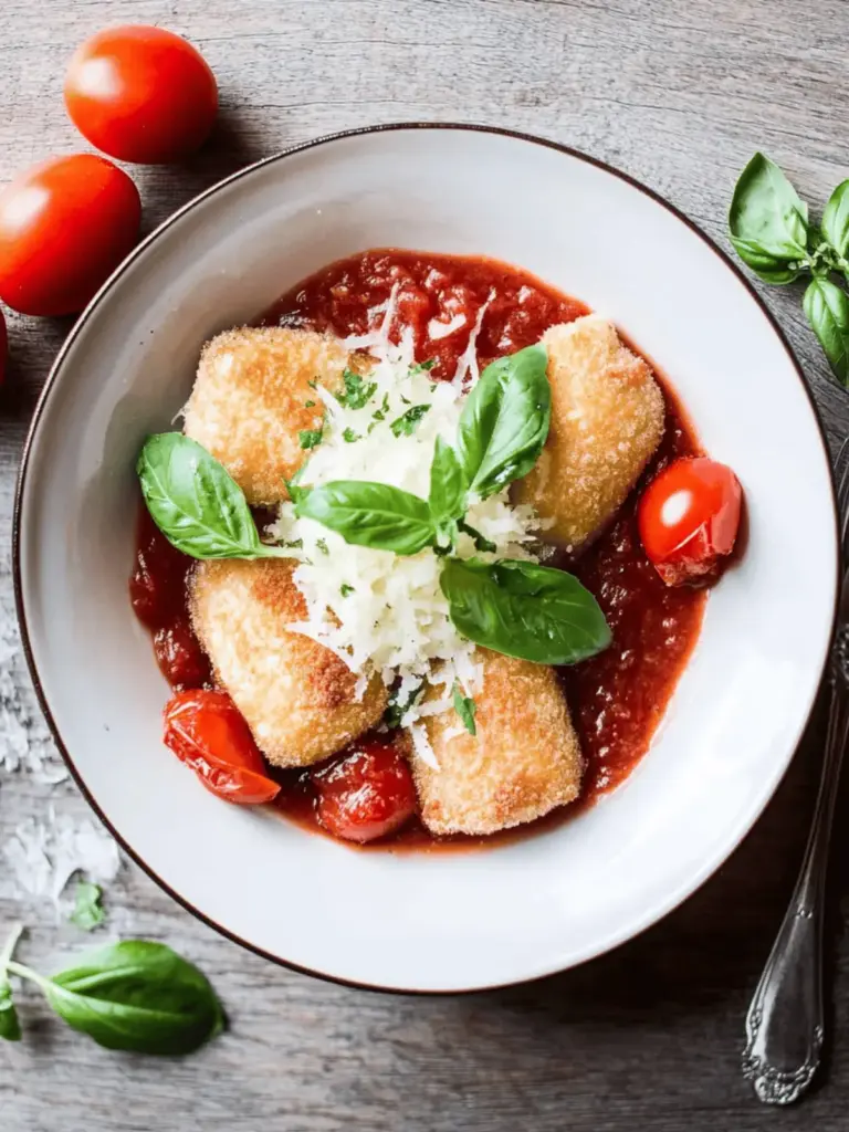 Hühnchen in Parmesankruste