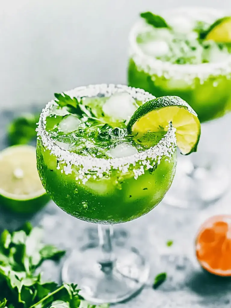 Garten-Cocktail „Tropisches Grün"