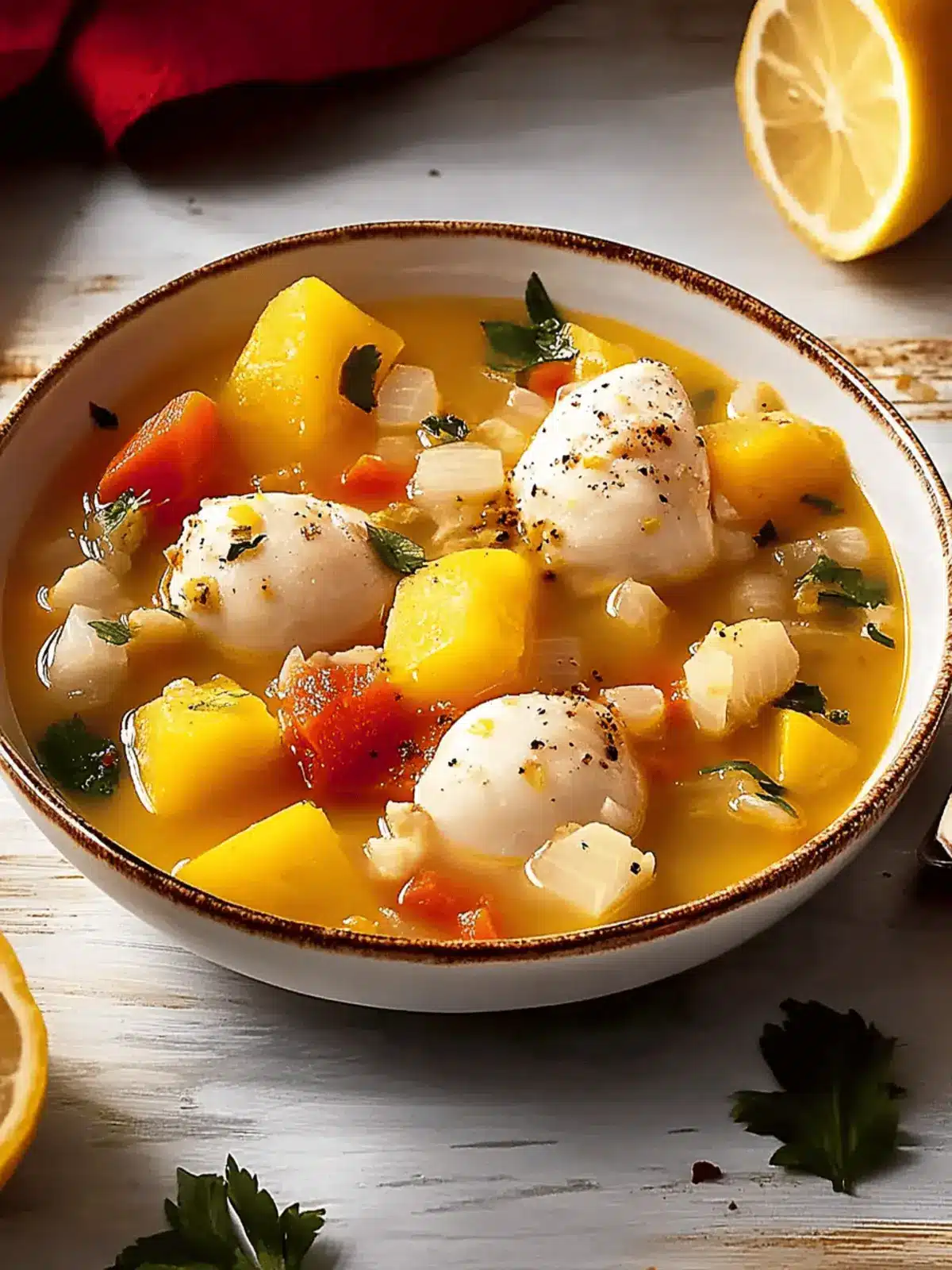 Duftender Fisch-Eintopf