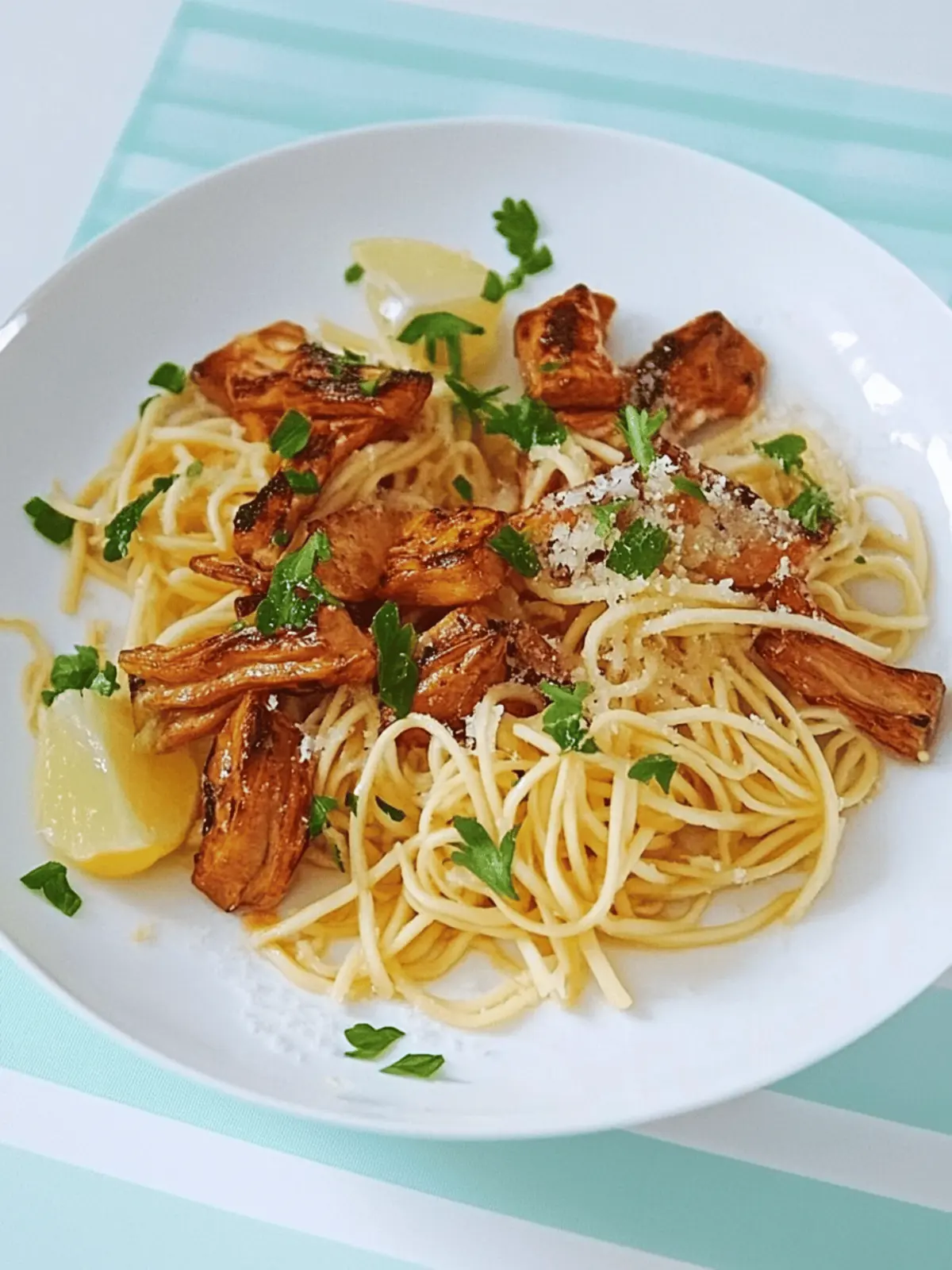 Spaghetti mit Pfifferlingen