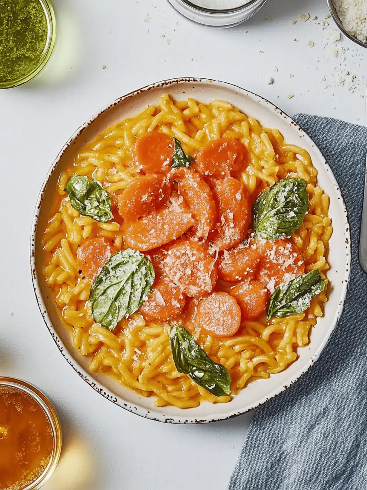 Cremiges Karotten-Orzo (Orzotto)