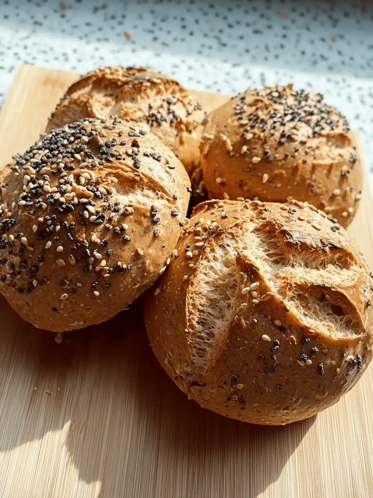 Körnerbrötchen selber machen