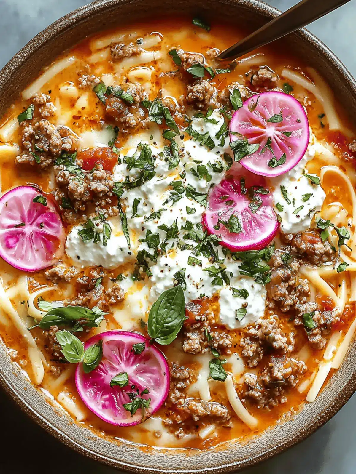 Kritharaki-Hackfleischpfanne mit Feta und lecker 4 Kritharaki-Hackfleischpfanne mit Feta und lecker