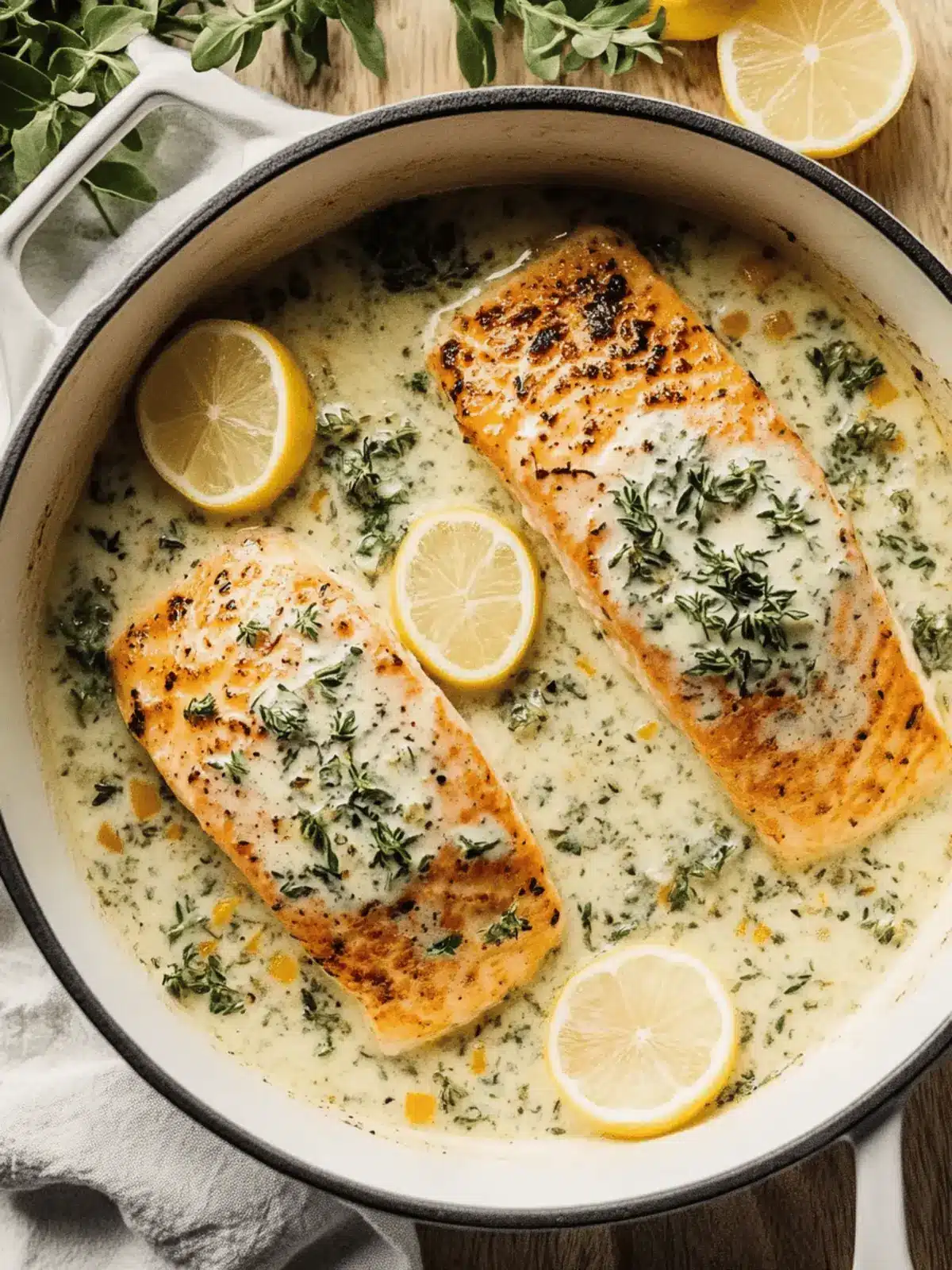 Gebackener Lachs in Cremiger Parmesan-Sauce Genuss 2 Gebackener Lachs in Cremiger Parmesan-Sauce