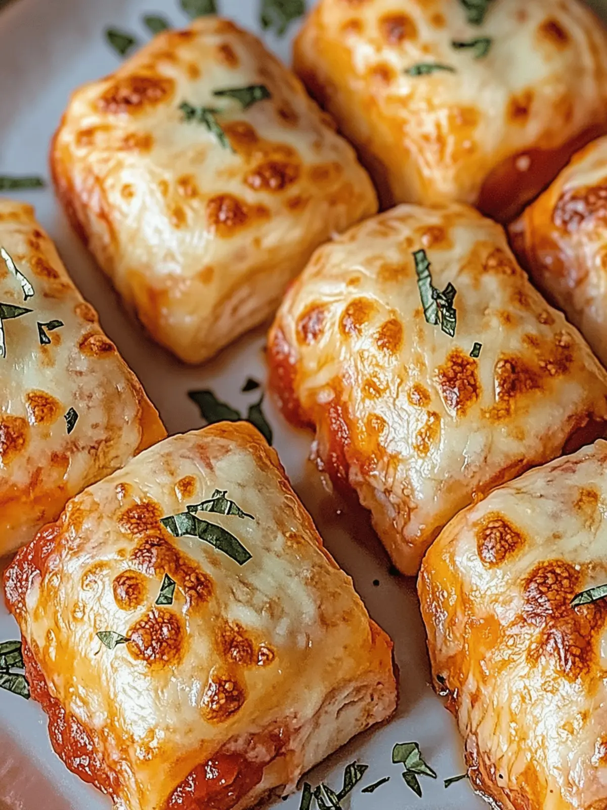 Luftfritteuse Pizza-Rollen