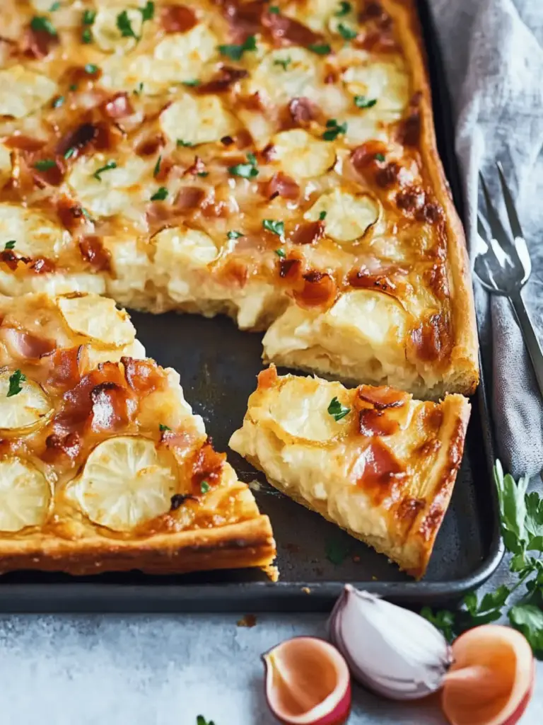 Zwiebelkuchen vom Blech