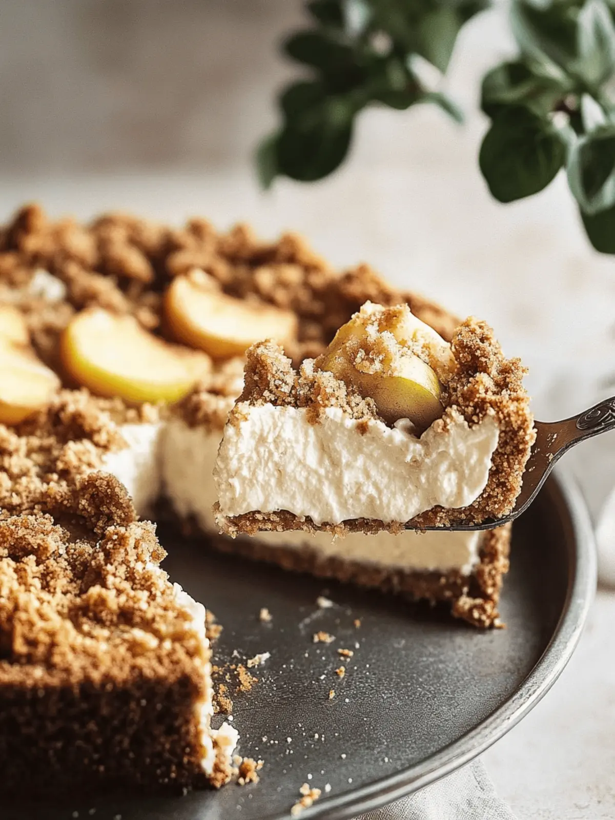 Apfel-Crumble-Käsekuchen