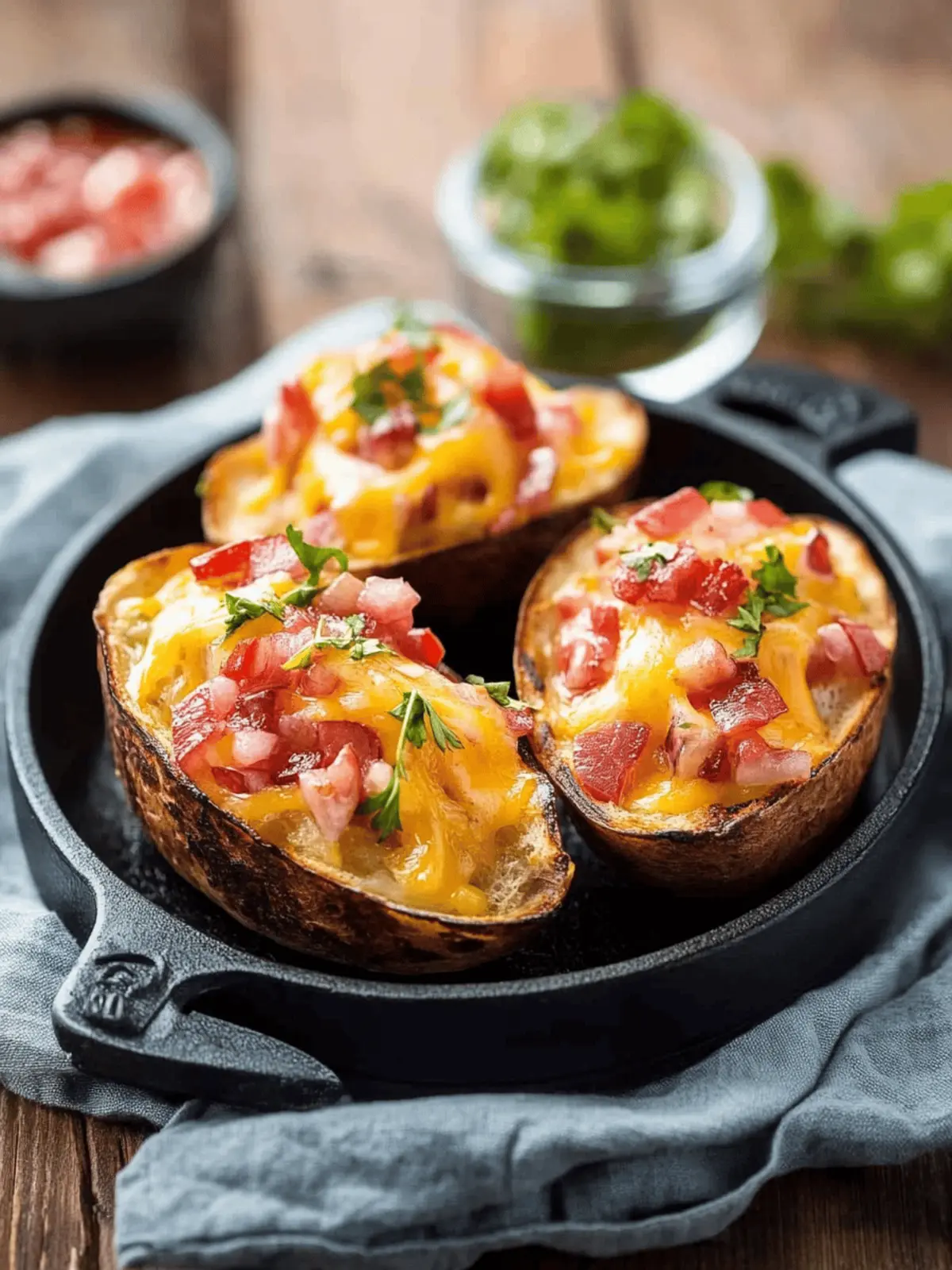 Überbackene Kartoffeln mit Speck und Käse einfach machen 5 Überbackene Kartoffeln mit Speck und Käse