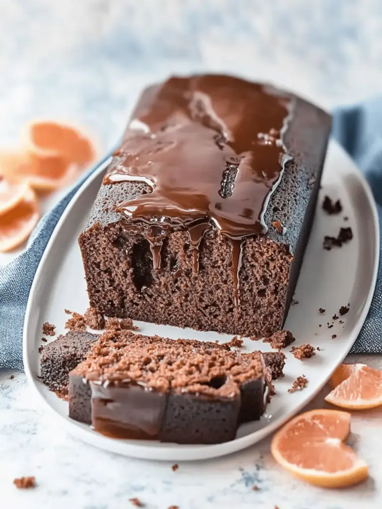 Juicy chocolate cake from the loaf pan