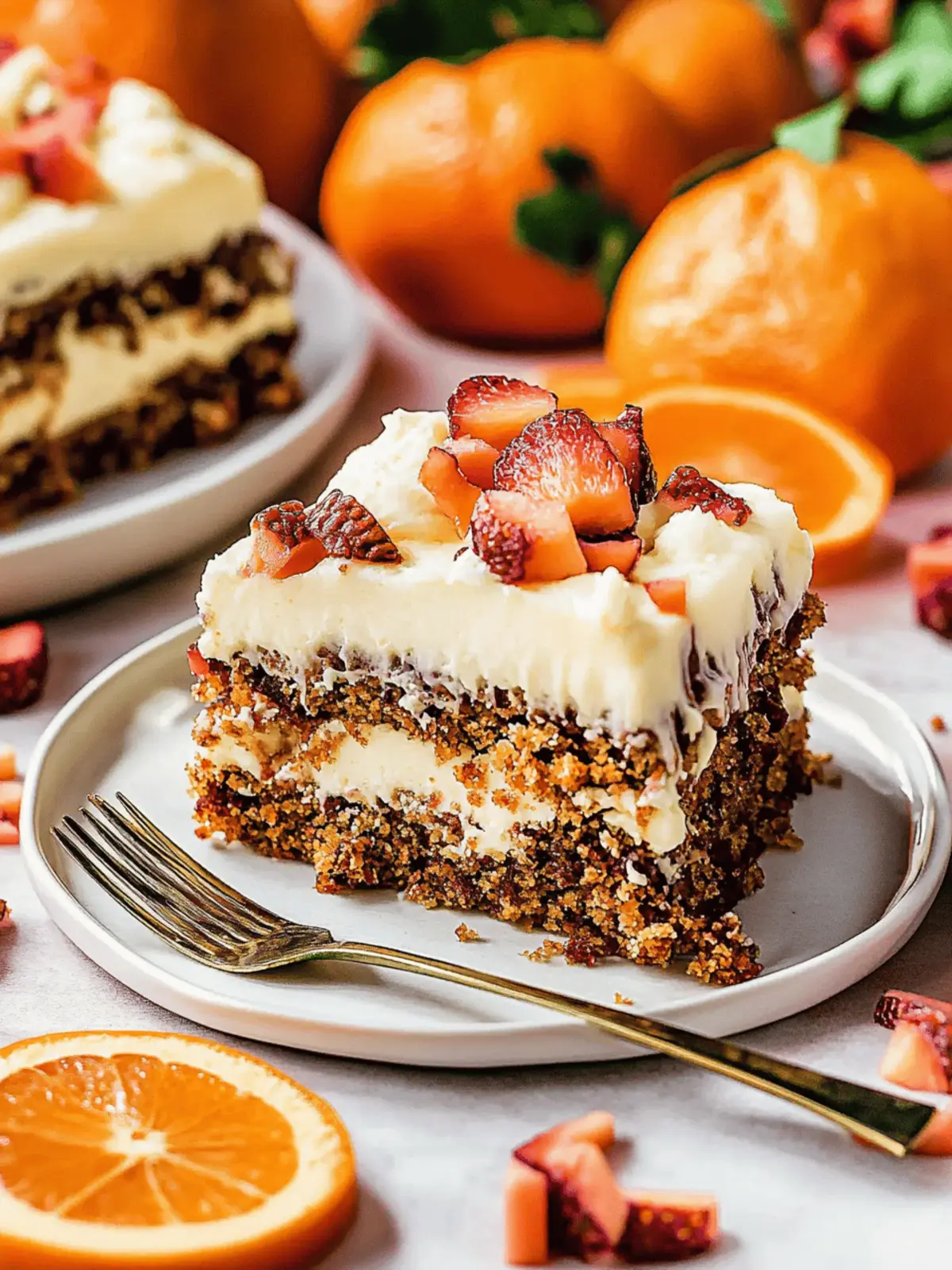 Schoko Karottenkuchen mit Frischkäse Frosting