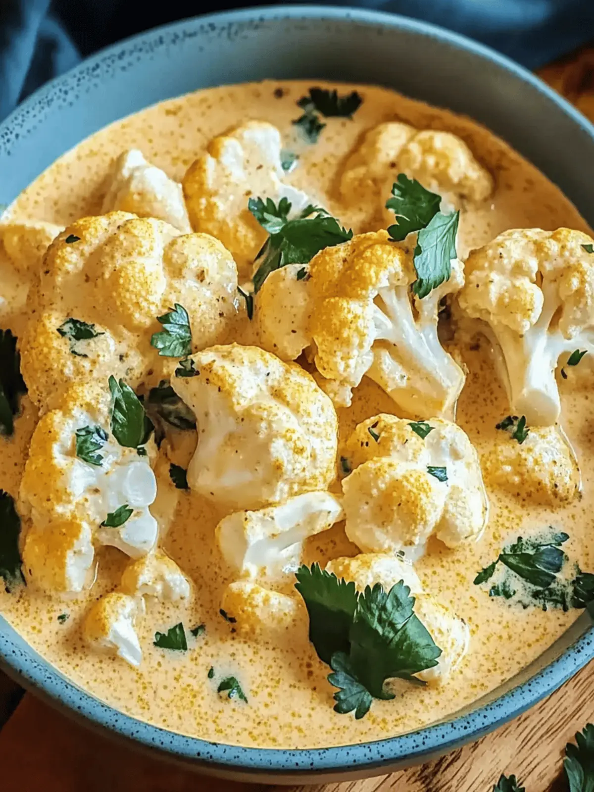 Cremiges Ofen-Blumenkohl-Curry für Genießer 4 Creamy cauliflower curry from the oven