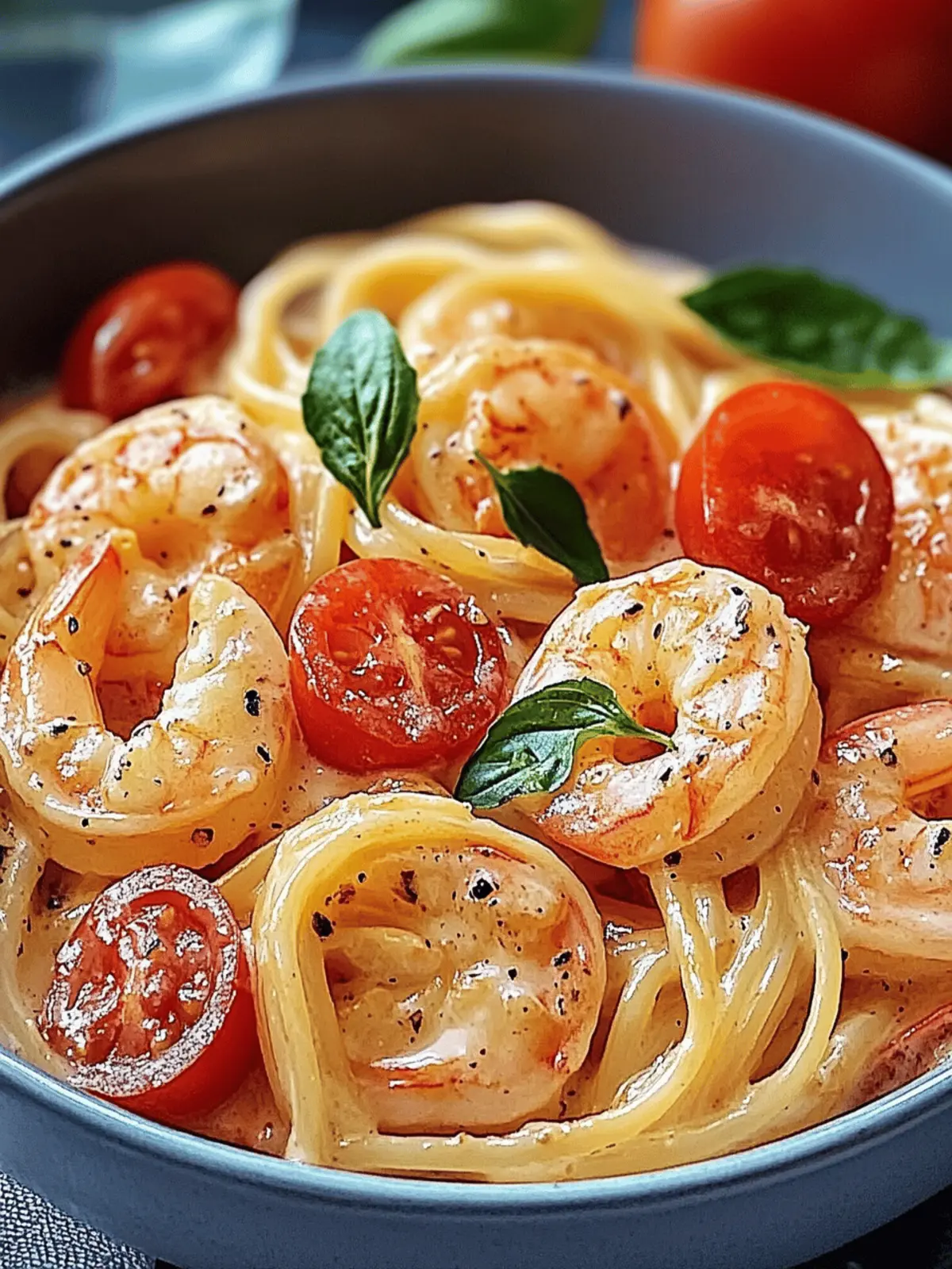 Spaghetti mit Garnelen in Frischkäsesauce in 25 Minuten 2 Spaghetti mit Garnelen in Frischkäsesauce