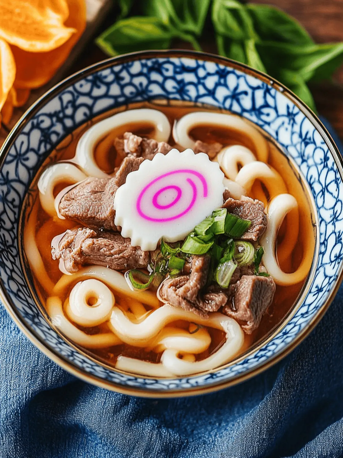 Rindfleisch Udon-Nudelsuppe für Herz und Seele 2 Rindfleisch Udon-Nudelsuppe