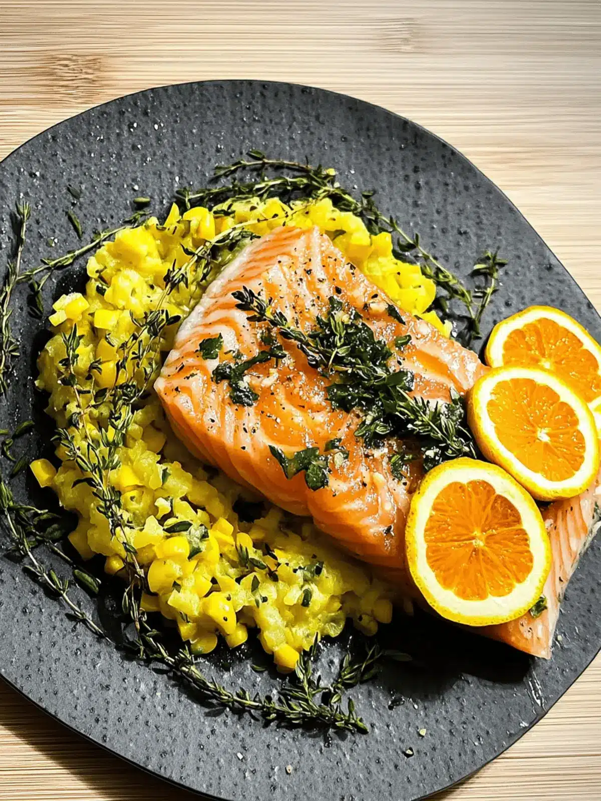 Kürbisrisotto mit Knusperlachs aus dem Ofen: Herbstgenuss 2 Kürbisrisotto mit Knusperlachs aus dem Ofen