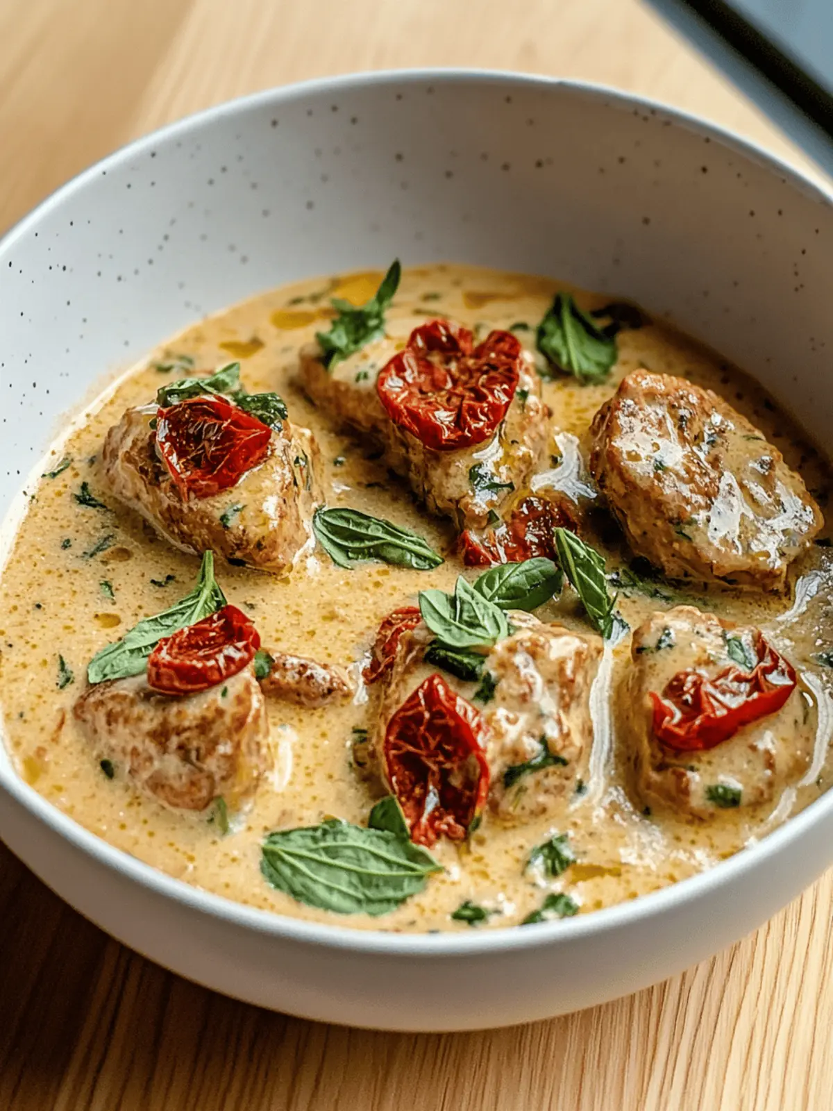 Heirate mich Tofu - cremig, vegan und glutenfrei 4 Heirate mich Tofu - vegan & glutenfrei (Tofu in Tomaten-Sahne-Sauce)