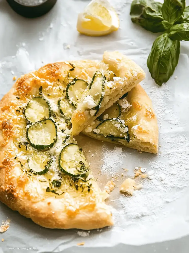 Zucchini-Galette mit Ricotta