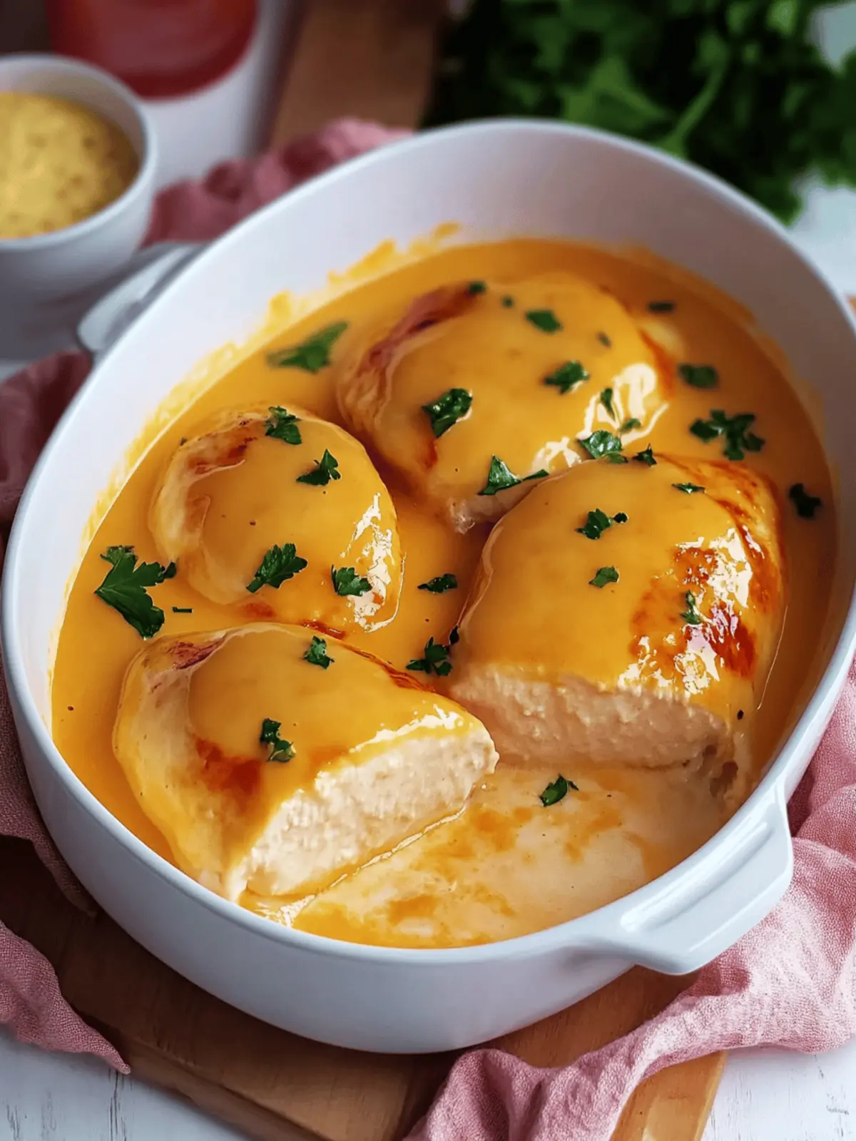 Hähnchenbrust in Frischkäse-Sauce