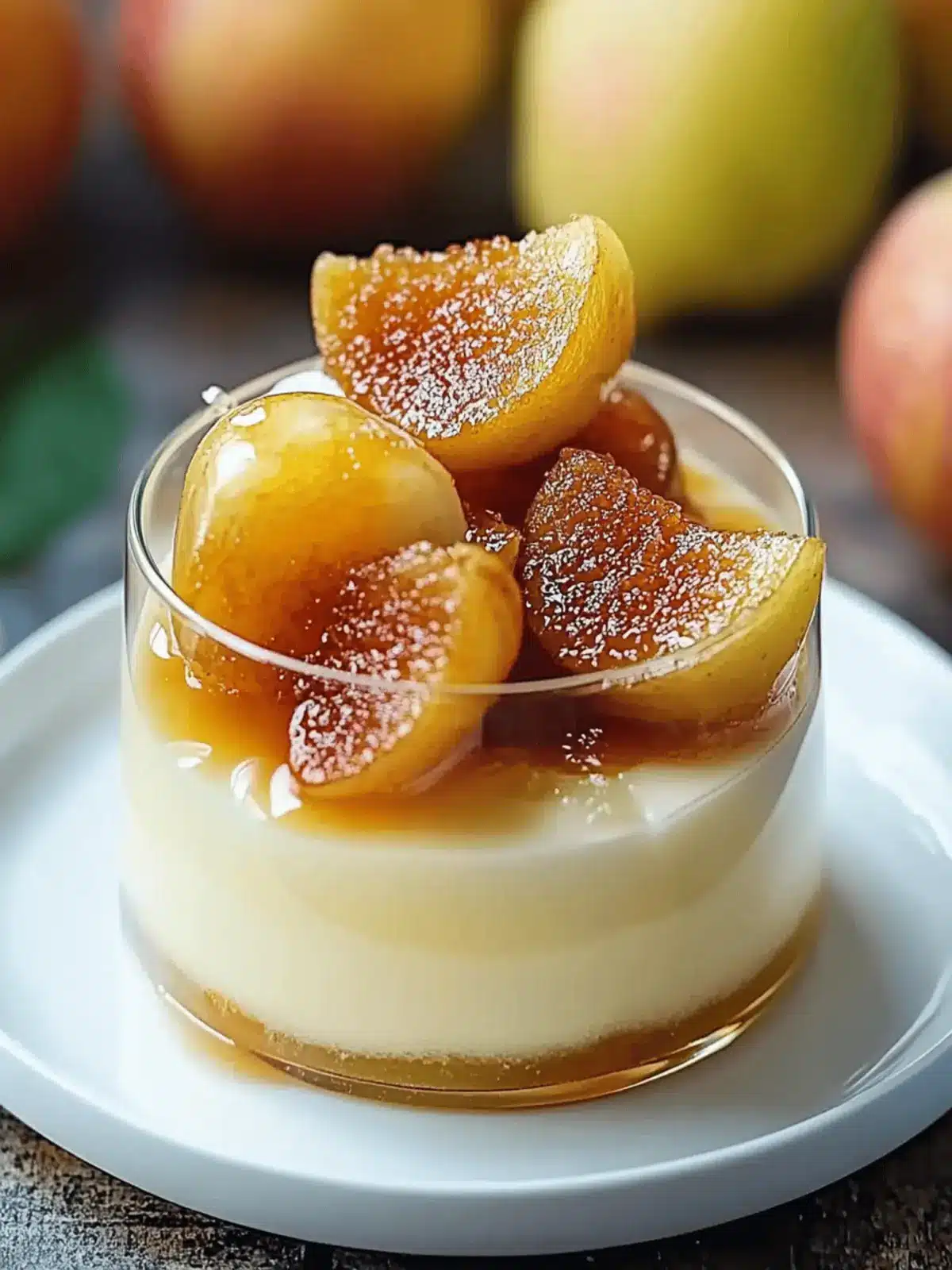 Bratapfel mit Vanillesoße