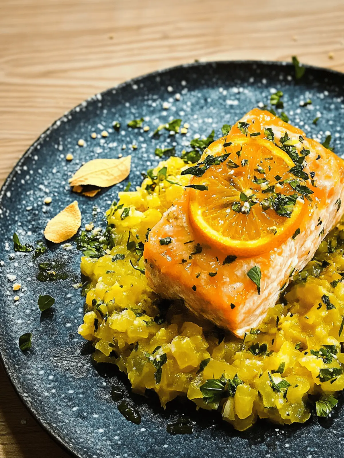 Kürbisrisotto mit Knusperlachs aus dem Ofen: Herbstgenuss 3 Kürbisrisotto mit Knusperlachs aus dem Ofen