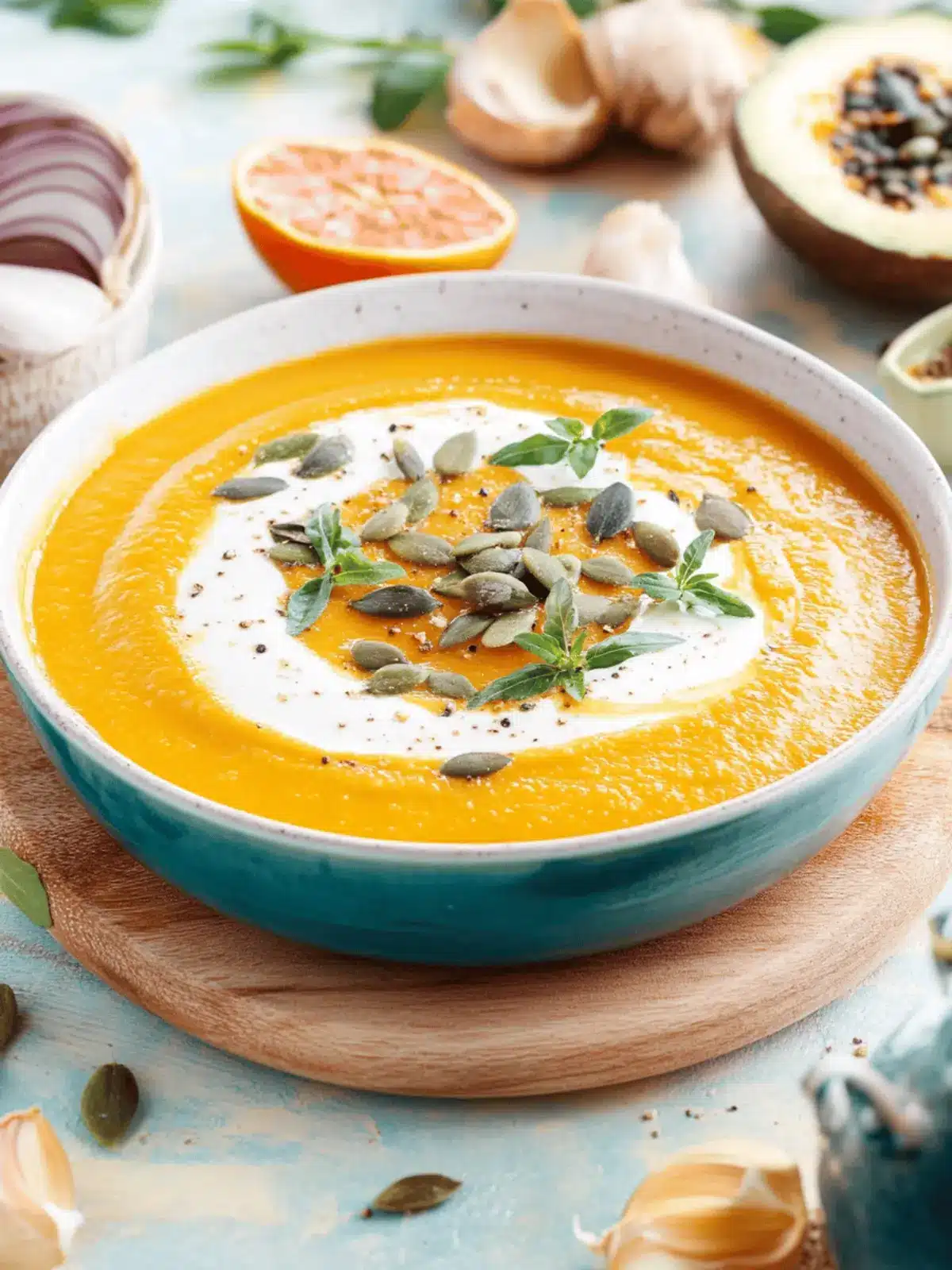 Cremige Kürbissuppe in 15 Minuten