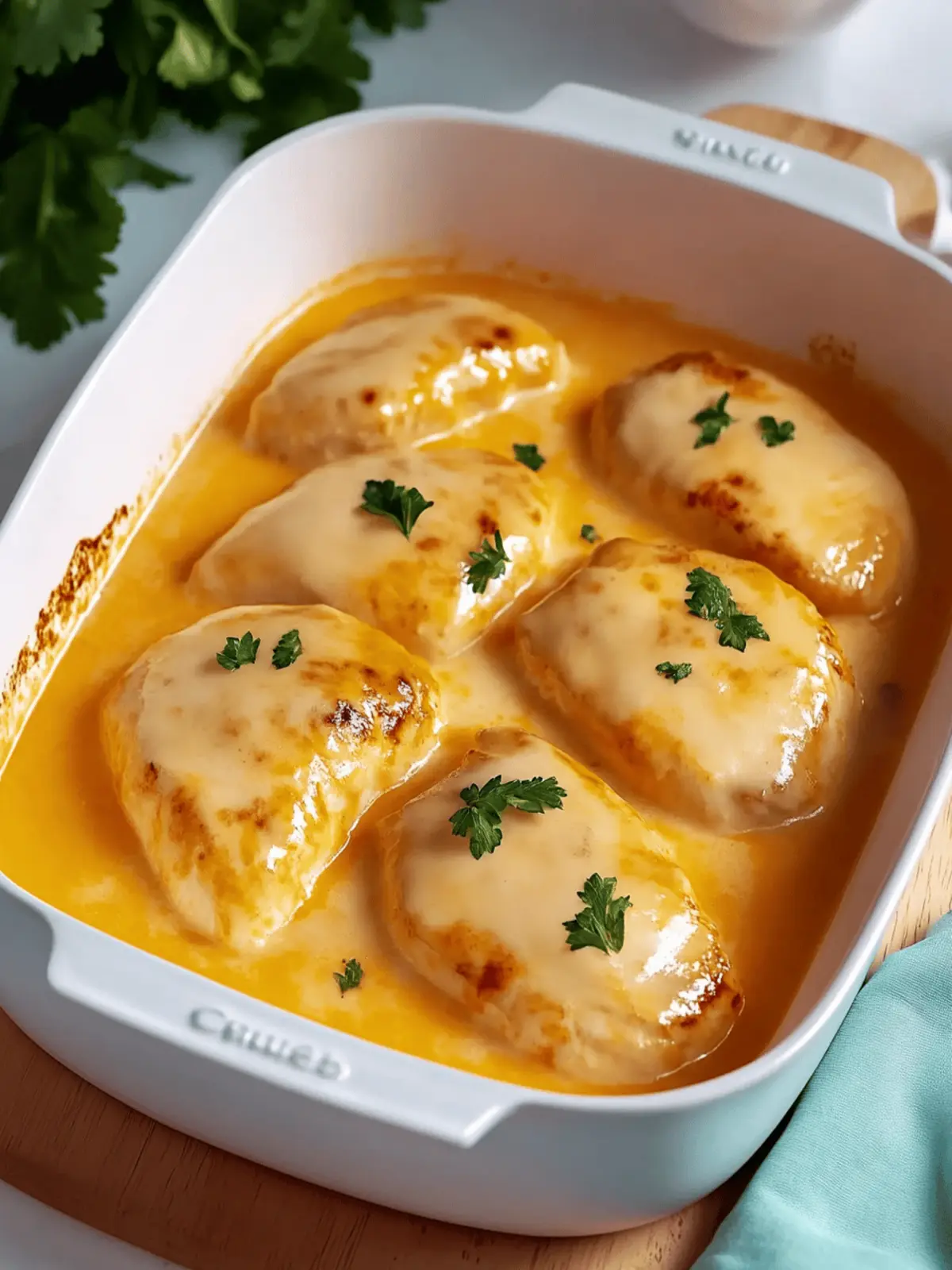 Hähnchenbrust in Frischkäse-Sauce