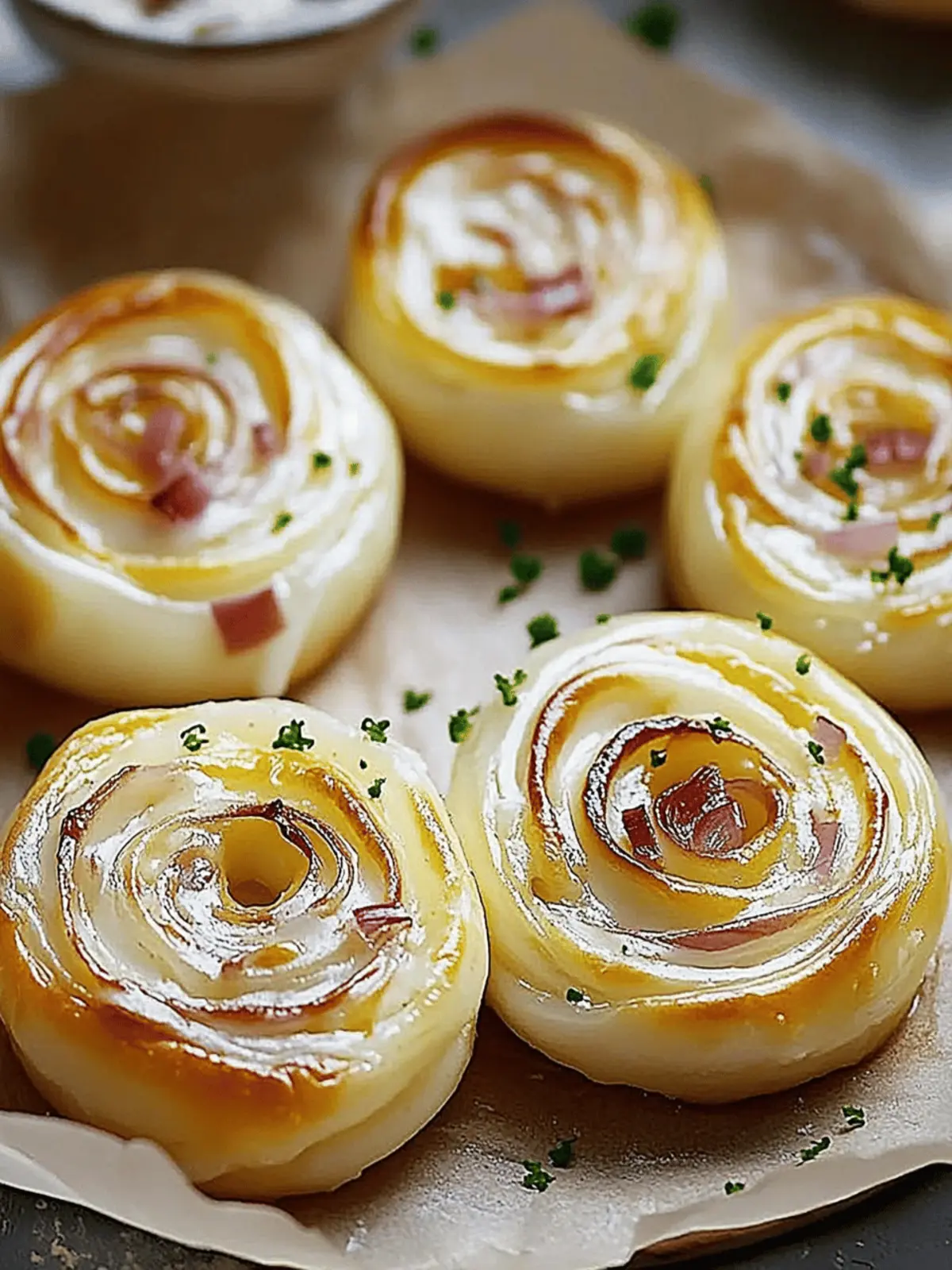 Flammkuchen Schnecken Schnittlauch Genuss für jeden Anlass 4 Flammkuchen Schnecken Schnittlauch Genuss