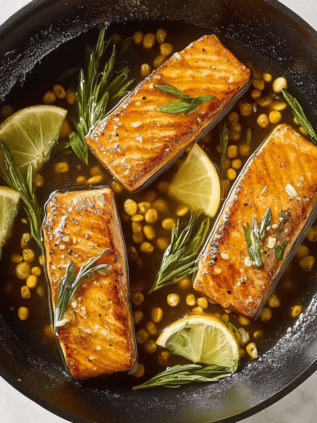 5-Zutaten Honig Knoblauch Glasierte Lachs für Eilige 4 5-Zutaten Honig Knoblauch Glasierte Lachs